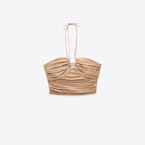 Zara Halter Top New with Tags